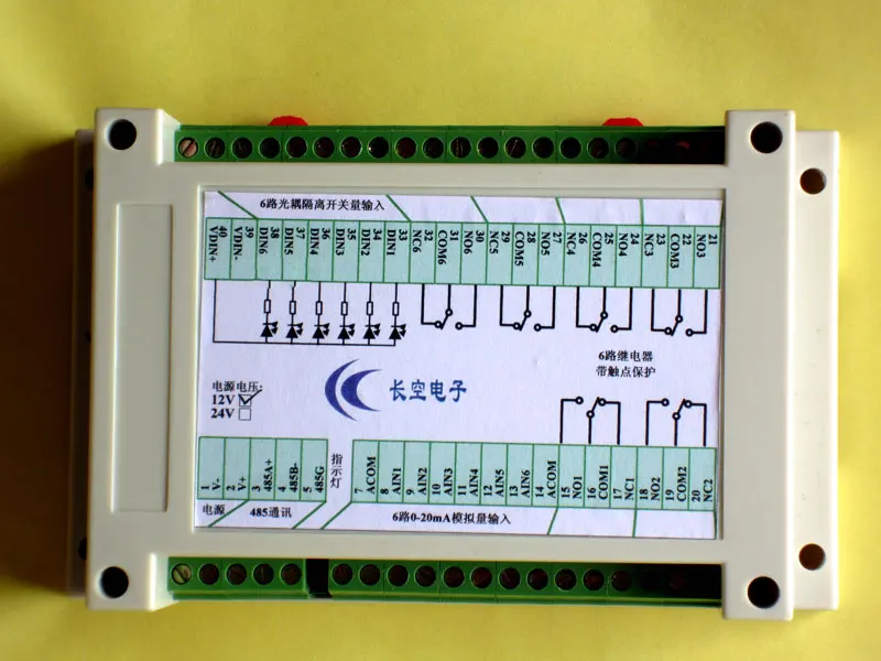 RS485 Collector Card CK06660RA 6 in 6 Out 6 Analog 0-10V New Original Imported Components