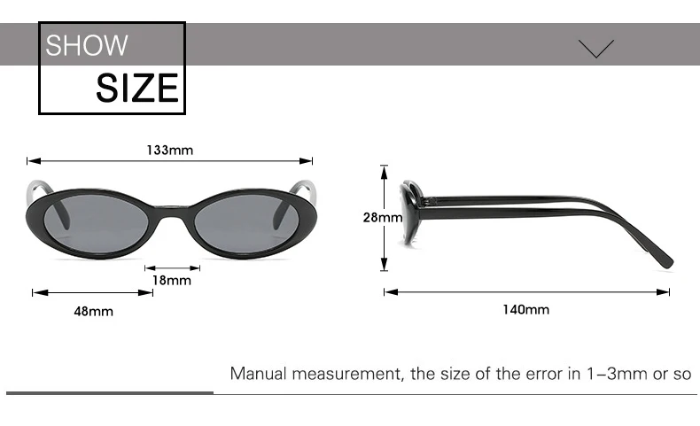 OEC CPO Sexy kleine ovale Damen-Sonnenbrille, 2025, neue Mode, Leopardenbraun, heiße Sonnenbrille, weiblich, Retro, bunt, Schattenbrille – Detail 4