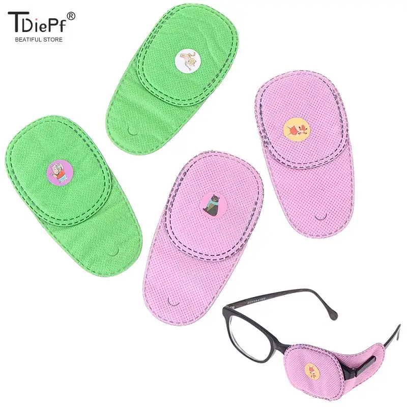 6Pc Children Health Care Kids Child Occlusion Medical Lazy Amblyopia Eye Patch Eyeshade For Kid Strabismus Treatment Vision Care