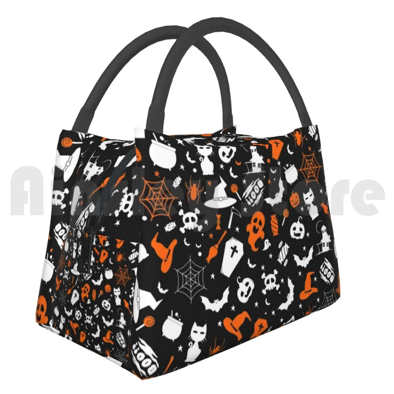 

Portable Insulation Bag Halloween Inspired Halloween Halloween Scary Spoopy Pumpkin Funny Halloween Spoopy