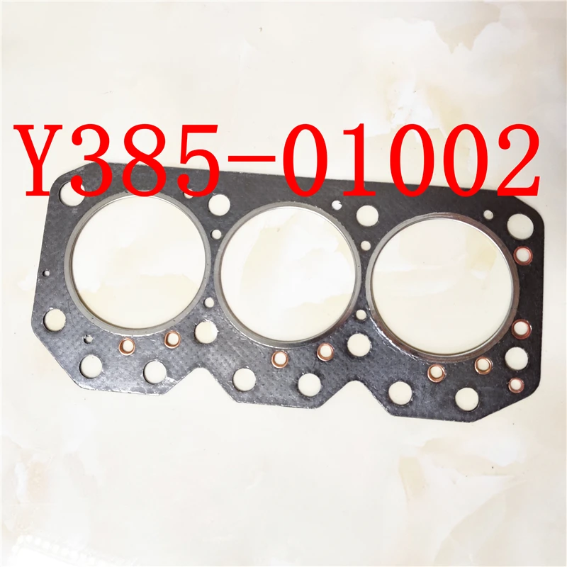 2pcs, Y385-01002 Cylinder Head Gasket (Y385T(1)-01004), Yangdong diesel engine parts, Y385T