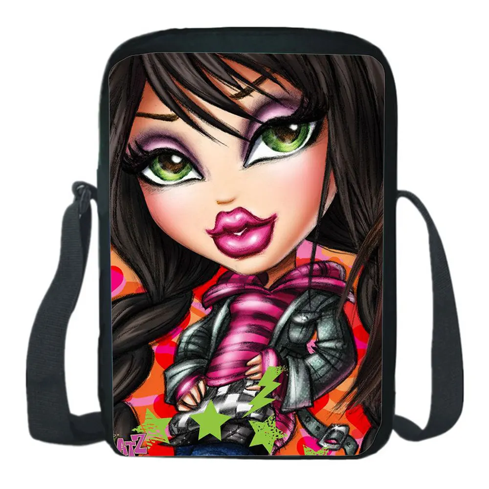 Bratz กระเป๋าเป้สะพายหลัง Crossbody กระเป๋าเด็กไหล่กระเป๋าแบบทแยงมุม Mini กระเป๋าเป้สะพายหลัง Messenger กระเป๋าโทรศัพท์