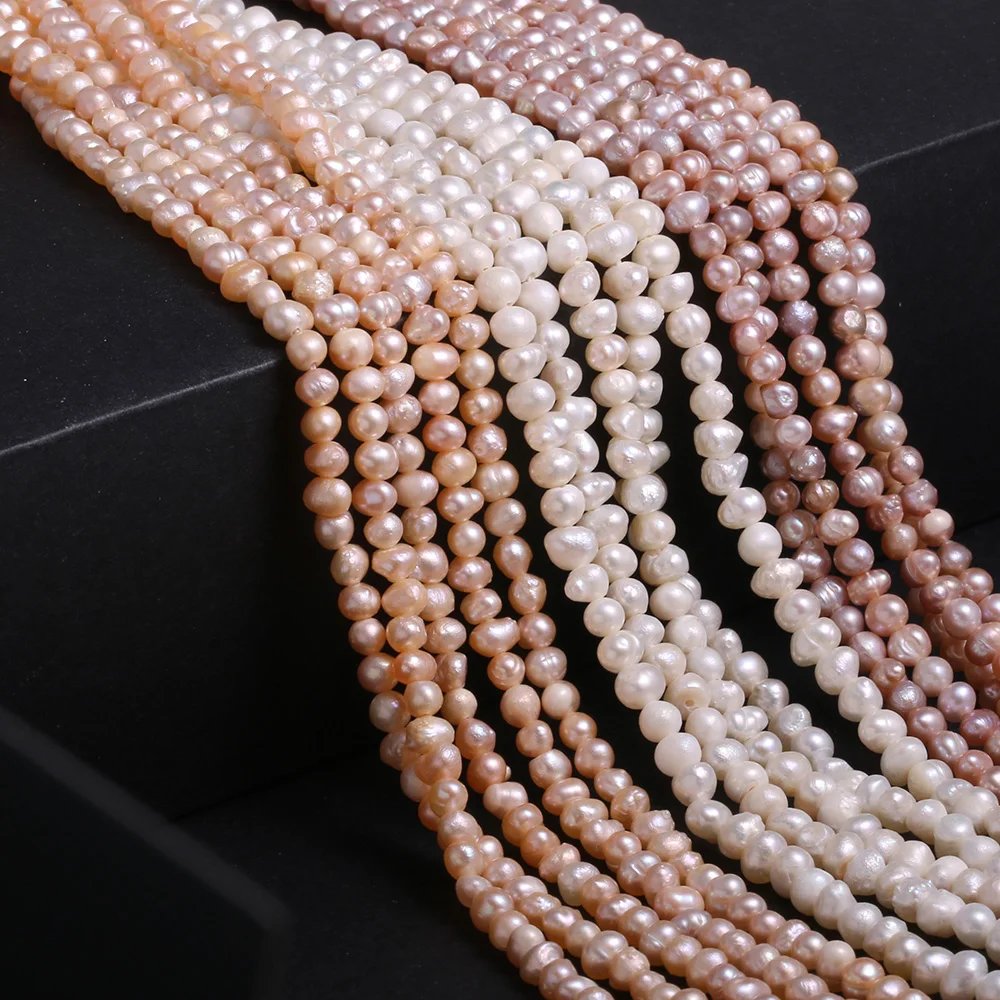 Natural Freshwater Pearl Beads High Quality Potato-shaped Punch Loose Beads for Make Jewelry DIY Bracelet Necklace Accessories