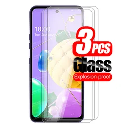 Protecteur d'écran pour LG, 3 pièces, Film en verre trempé pour téléphone Q52 K52 K42 K41S K61 K22 LGK52 LGK42 LGK41S LGK61 LGK22