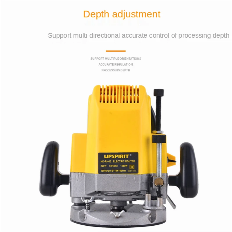1580W Hk-R9-12 Cầm Tay Gỗ Điện Máy Khắc Đa Chức Năng Cắt Tỉa Máy Điện Dụng Cụ