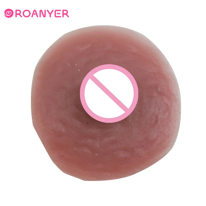 ROANYER Silicone Fake Nipple Cover For Crossdressing False Nipples Sticker Attachable Reusable Breast Chest Paste Shemale