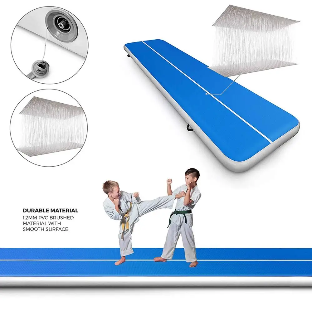 

Inflatable Taekwondo Air Track Tumbling Mat Dance Gymnastics Flip Protection Mats Martial Arts Stunt Training Mat Sporting Goods