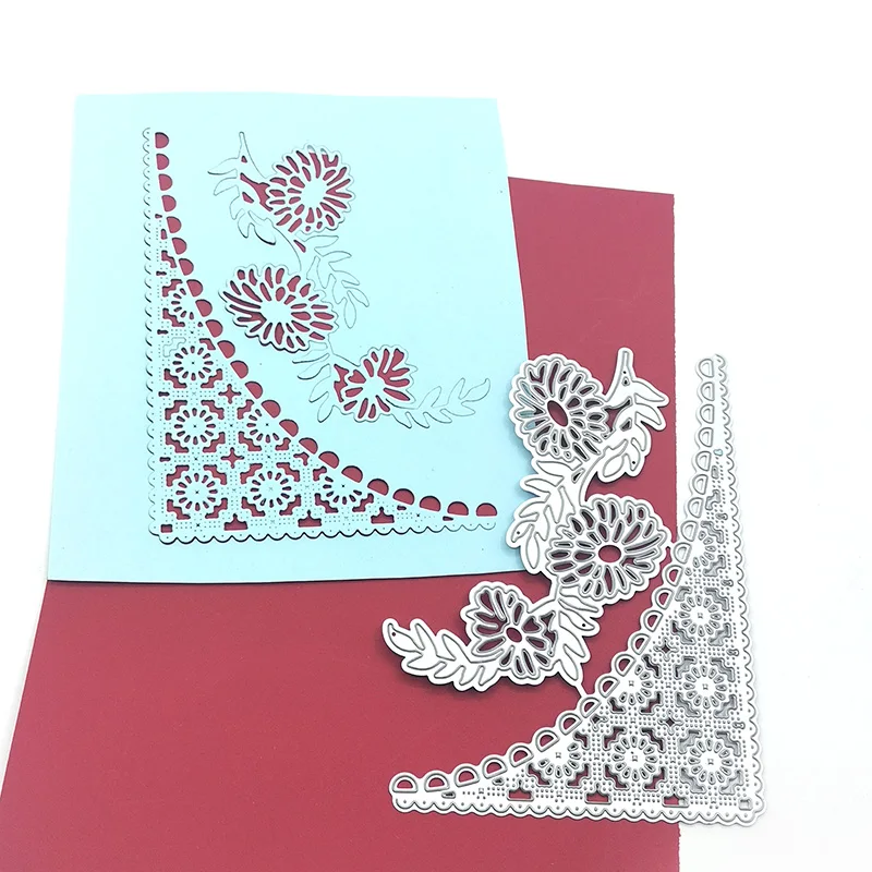 

Julyarts Flowers And Border Metal Die Cut Craft Cutting Dies Card Making For DIY Scrapbooking Embossing Paper Card Photo Album