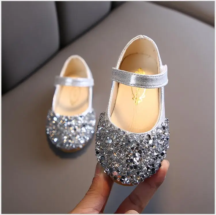 Children Fashion Shoes Girls Princess Shoes Glitter Children Baby Dance Shoes Casual Toddler Girl Sandals 2021 New