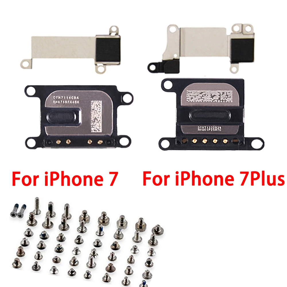 Top Ear Speaker For iPhone 6 6Plus 6sPlus 7 7P 8 Plus Earpeice Listening With Bracket And Full Screws Set