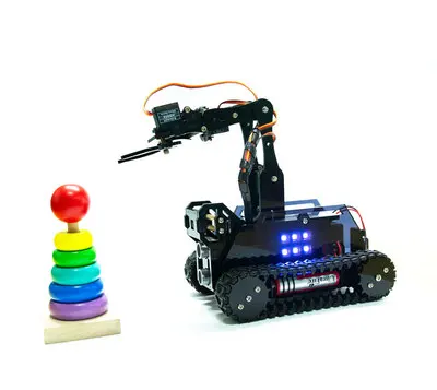 Raspberry PI 4 Generation 4B/3B Robot Tank WiFi Camera AI Video Machine Robot