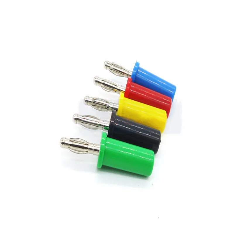 5pcs speaker speaker wire pure copper 4mm banana plug socket lantern head banana plug welding