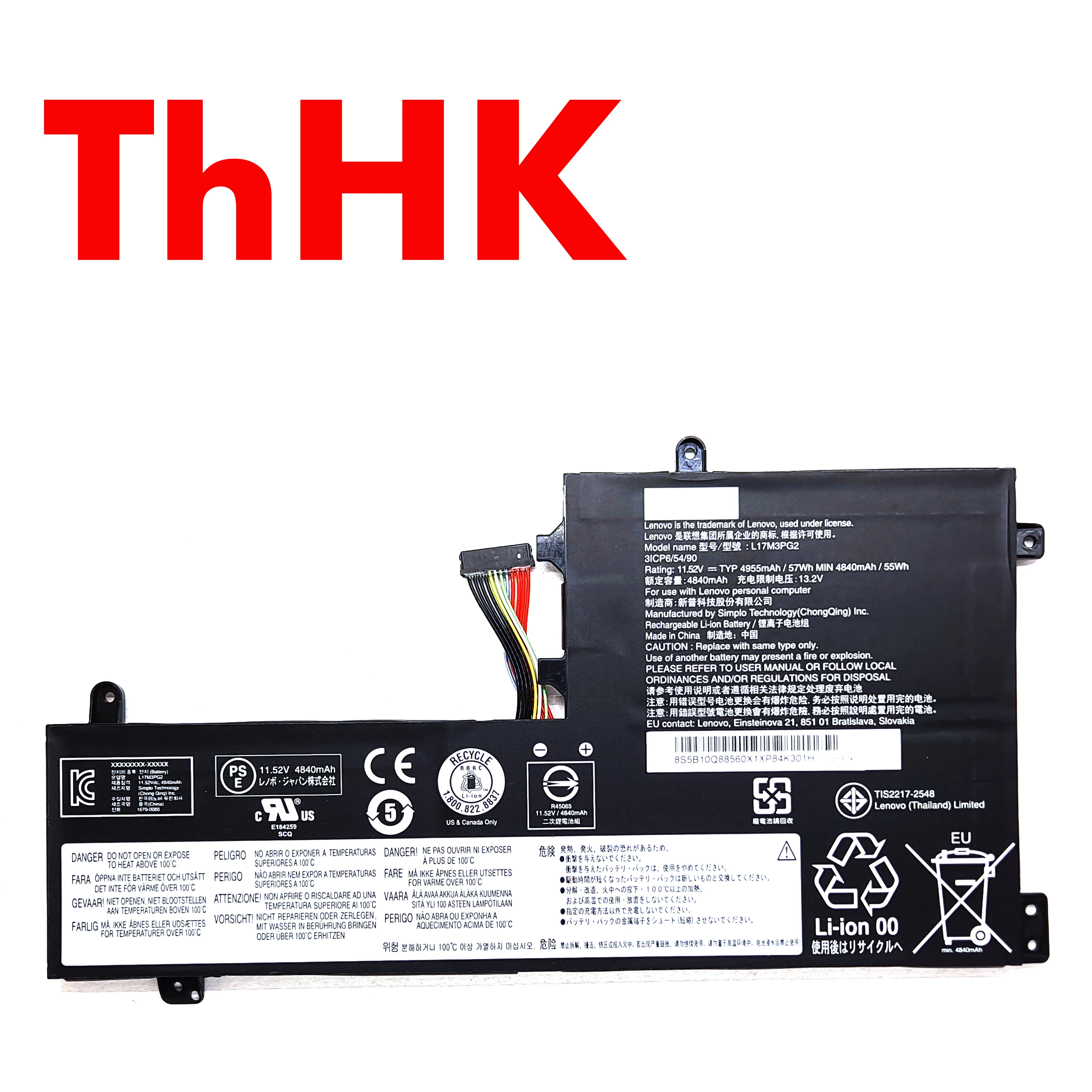 Genuine Original L17C3PG2 L17C3PG1 L17L3PG1 L17M3PG1 L17M3PG3 Laptop Battery For Lenovo Legion Y530 Y530-15ICH Y7000 Y7000P