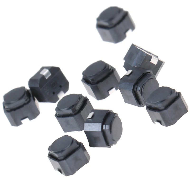 10Pcs/lot Height 5mm Silent Tact Switch 6*6*5mm Smd Silicone Button Switch Touch Switch