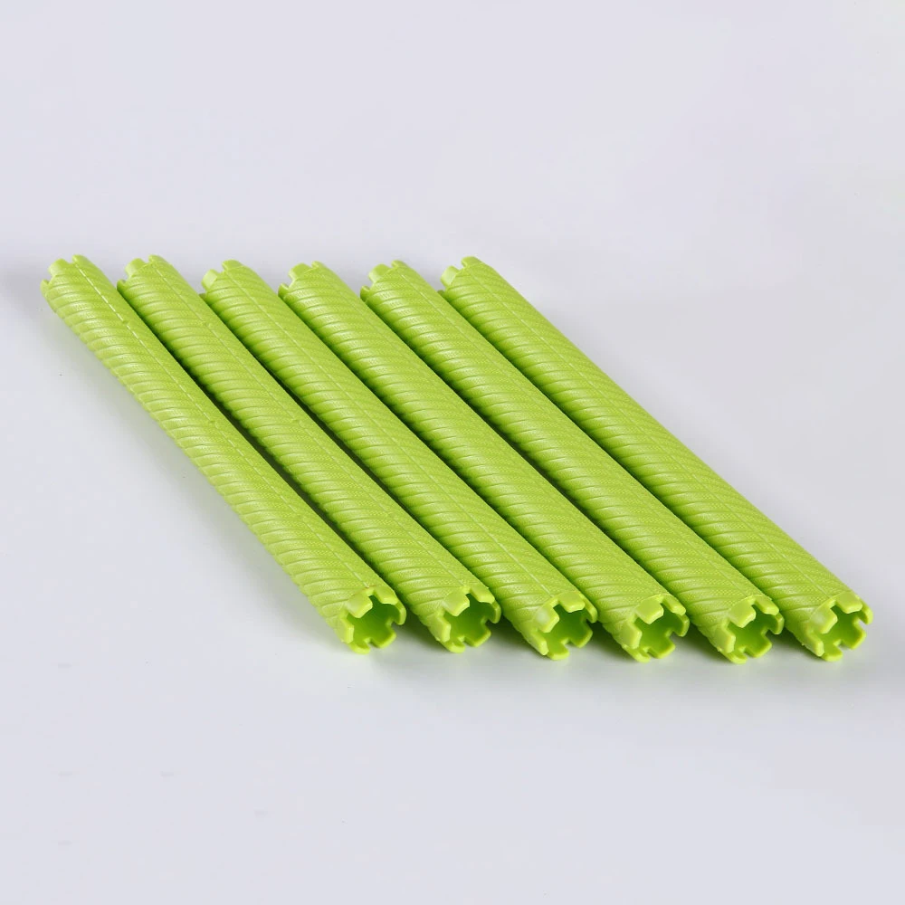 18pcs/set Extra Long Hair Rollers with Rubber Bands Cold Perm Rods Hair Root Curler Bars Clip Curling Hairdressing Supplies 1546