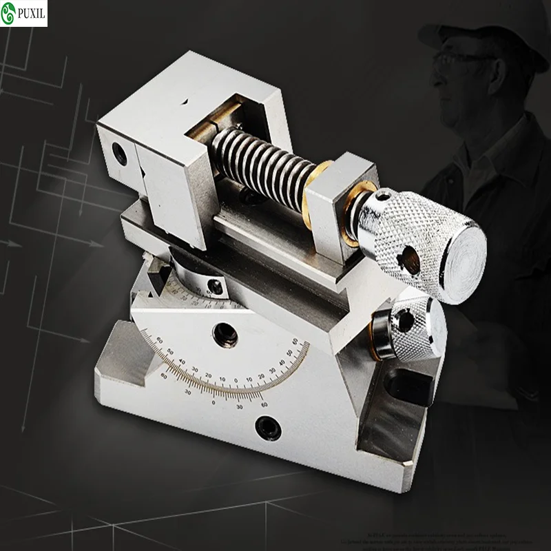 Imagem -02 - Flat-nose Alicata Universal Precision Vise Moagem Máquina Polegadas Aço Inoxidável