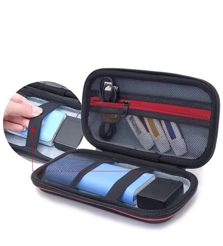 Dell'organizzatore di immagazzinaggio hard drive Hard Drive Adattatore Accumulatori E Caricabatterie Di Riserva Accessori cassa Del Telefono Del Sacchetto per Anker,ROMOSS