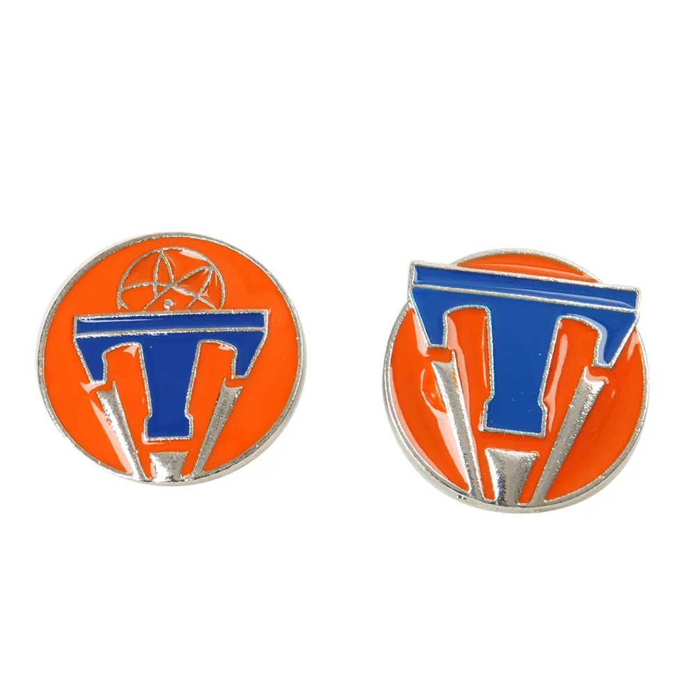 2pcs/set Tomorrowland Maxi Movie Jewelry Round Pins Badges Brooches High Quality Badge Brooch Pin with Enamel Lapel