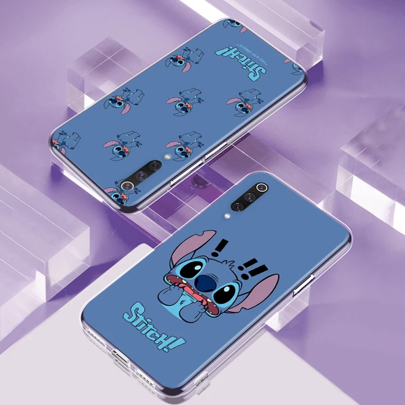 Stitch cute disney cartoon For Xiaomi Redmi 9i 9T 9A 9C 9 8A 8 GO 7 7A S2 Y2 6 6A 5 5A 4X Prime Pro Plus Transparent Phone Case