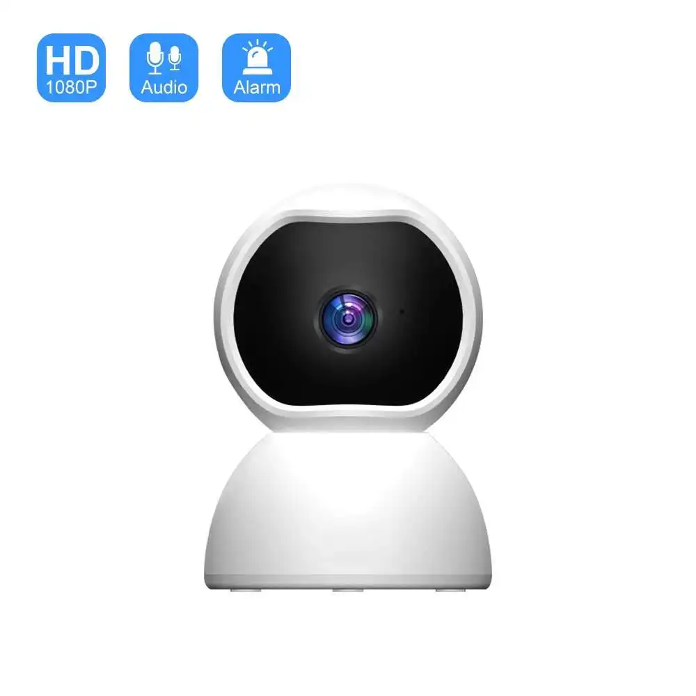 Câmera ip ptz sem fio, 2mp, 1080p, rotação de 360 graus, alarme de segurança doméstico, monitor de bebê