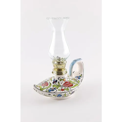 Handmade Oil Lamp Special Decorative Colourful 25 cm Free Shipping Multi Colour Nostalgic Design