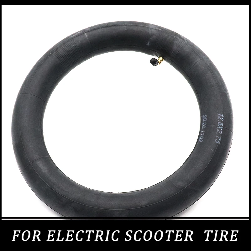 12.5x2.75 12.5 Inch Inner Tube for Electric Scooters Accessories Pneumatic Inner Tire 90 Degrees Right Angle Valve