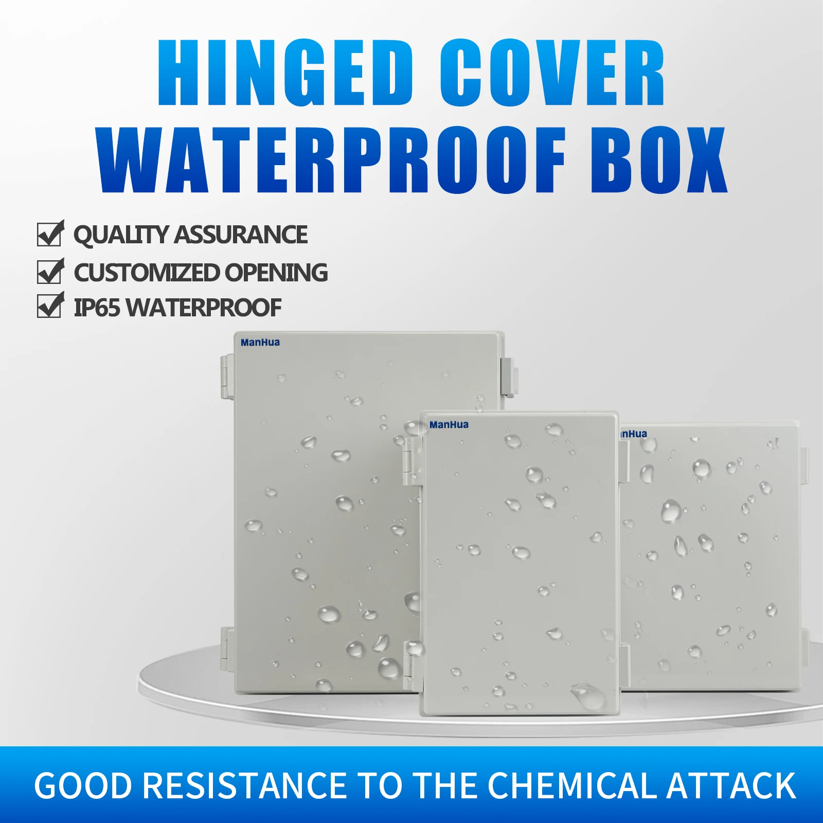 

Водонепроницаемый пластиковый корпус ManHua, корпус для электронного проекта, корпус из АБС-пластика, наружная распределительная коробка, электрическая коробка для проекта Housi