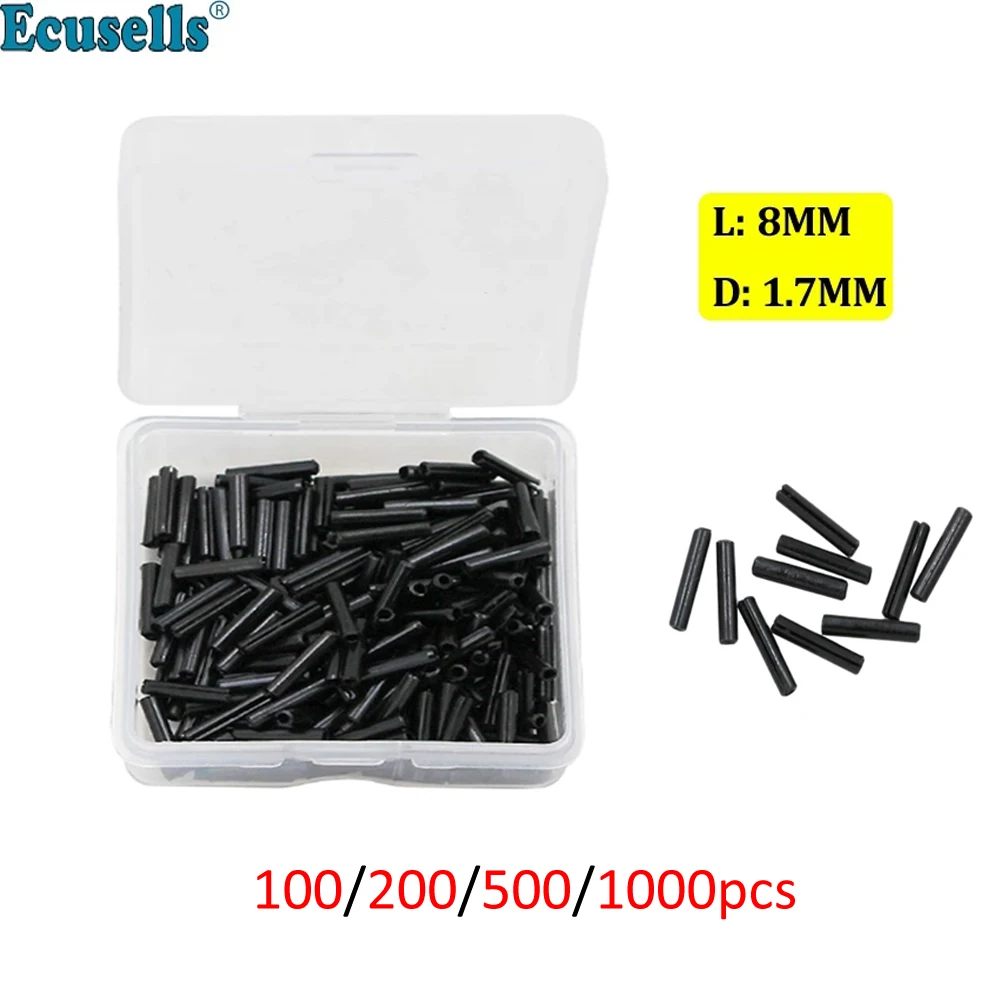 100/200/500/1000Pcsb Car Flip Remote Key Fixed Pins Screws Key Retaining pins Remote Control Fixing Roll Pin L:8MM D:1.7MM