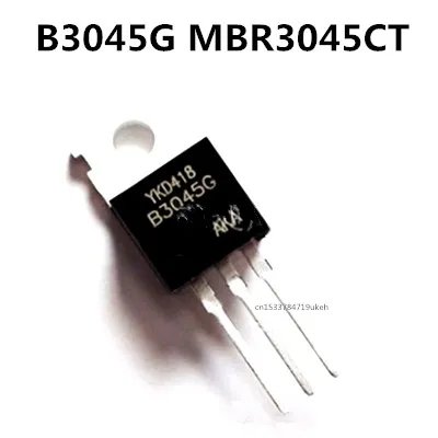 Original 5Pcs/B3045G MBR3045CT TO-220 45V 30A