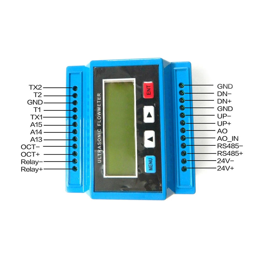 TUF-2000M Ultrasonic Water Flow Meter TS-2/TM-1/TL-1 Transducer Module Digital Liquid Flowmeter Used For Metal Or Plastic Pipe