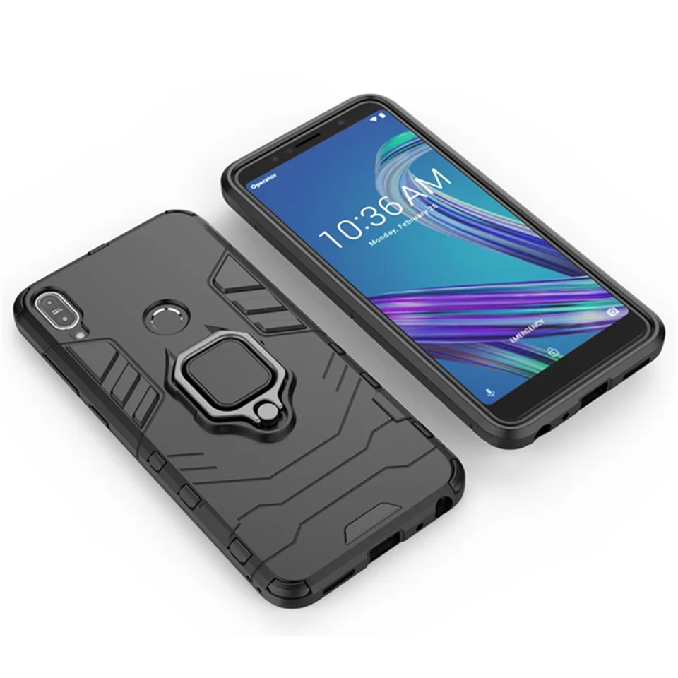 For Asus ZenFone Max Pro M1 ZB601KL ZB602KL Case Luxury Ring Back