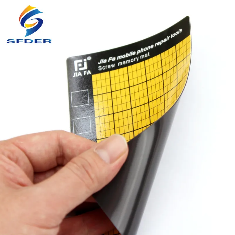 

1PC JF-869 145 x 90mm Palm Size Magnetic Screw Mat Memory Chart Work Pad For Mobile Phone Repair Tools