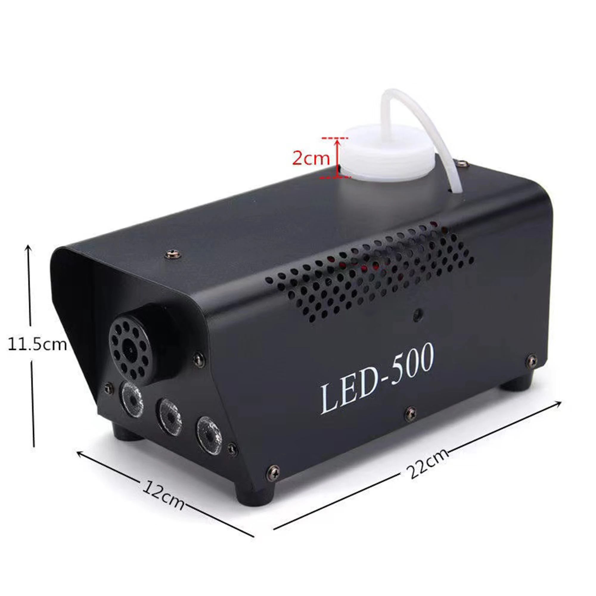 500W Led Zender Met Rgb Afstandsbediening Voor Dj Rookmachine, Dj Party, Familie Verzamelen, kleine Rook Zender