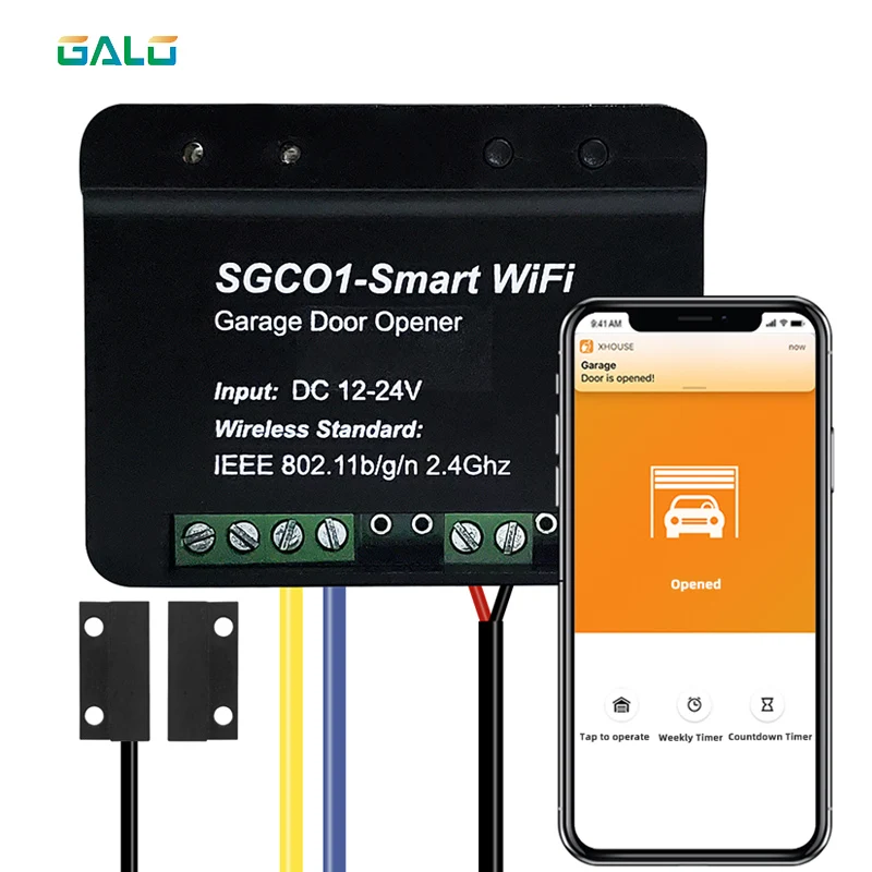 Newest Release Garage Door Opener Wifi Smart Receiver Use For Galo Brand Swing Sliding Gate Opener TX Car