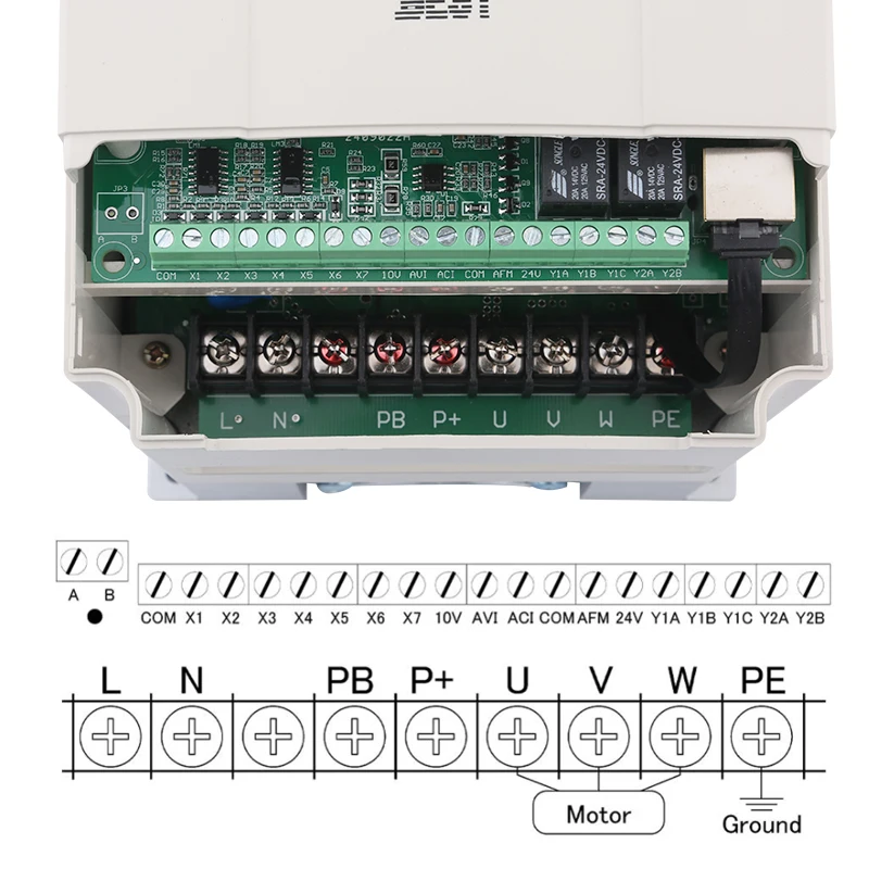 4.0 KW BEST Inverter VFD 220V / 380V Inverter 1000Hz Three-Phase Variable Frequency Drive, CNC Spindle Motor Speed Control