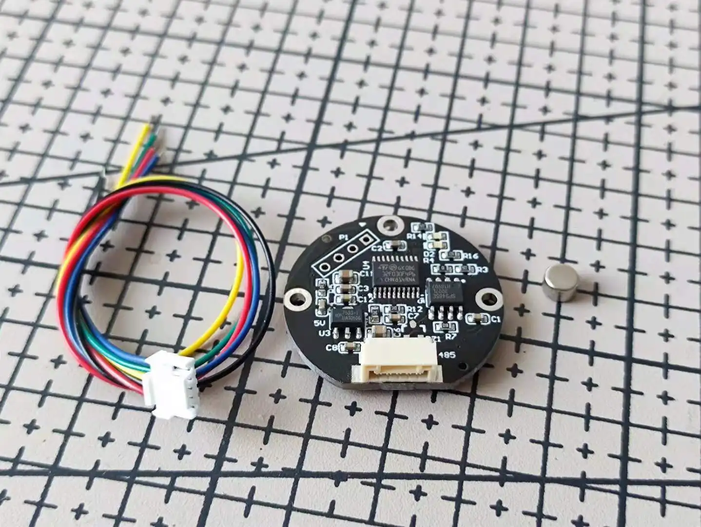 

Magnetic Encoder, Angle Sensor, Tle5012, High Precision 15 Bit, RS485, MODBUS Communication