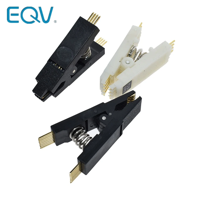 EQV Programmer Testing Clip SOP8 SOP16 SOP SOIC 8 16 SOIC8 SOIC16 DIP8 DIP 8 Pin IC Test Clamp