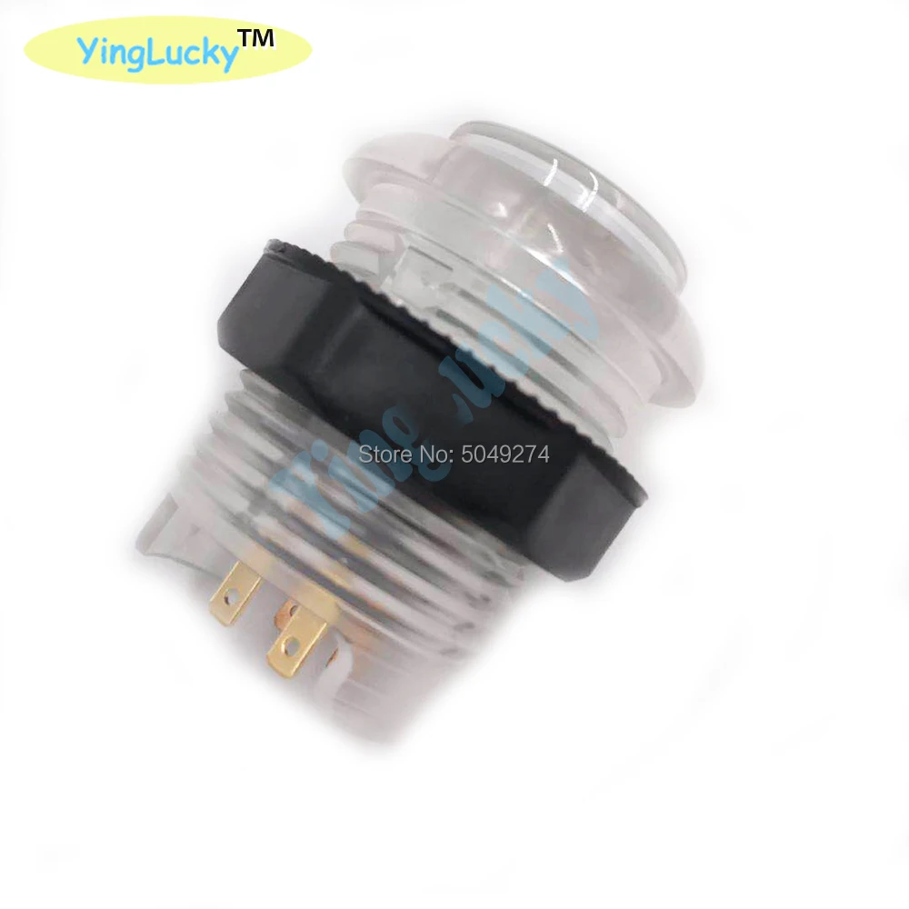 Gratis Ongkir 1Pcs อาเขต Led Push ปุ่ม30Mm สีสันปุ่ม LED 5V ไฟ LED ส่องสว่างปุ่มสำหรับ Joystick Arcade