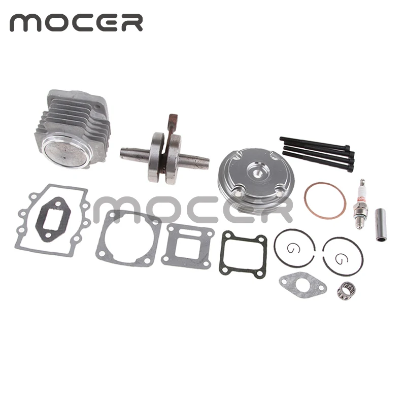 Dirt Bike Cylinder Head & Piston Gasket Set - Engine Motor Rebuild Kit for Off-Road Motorcycle Maintenance And Repair
