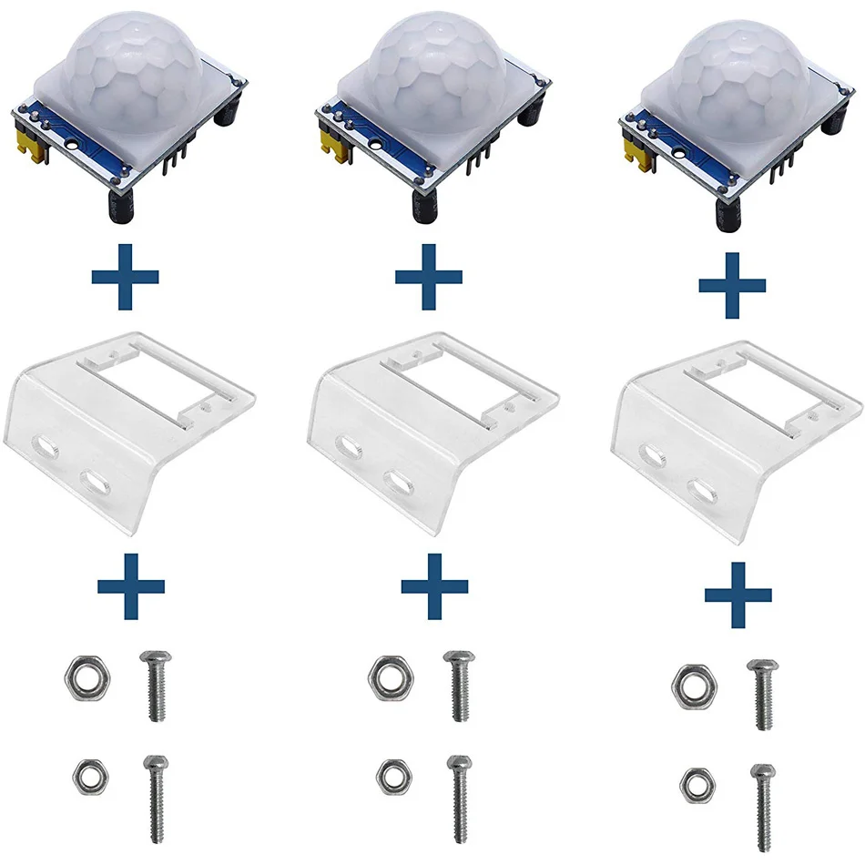 Módulo Detector de movimiento PIR infrarrojo, ajuste de HC-SR501, para Arduino, raspberry pi, kits DIY