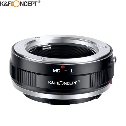 K&F CONCEPT MD-L Minolta SR MD MC series Lens to L Mount Adapter Ring for MD Lens to Sigma Leica Panasonic L mount Camera