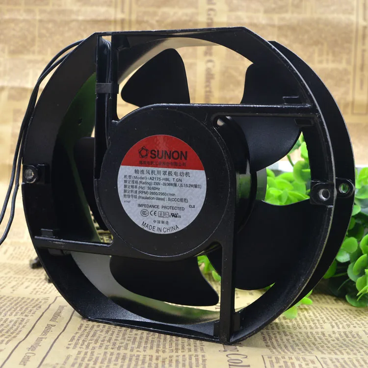 

Original SUNON A2175-HBL lead 220V 17251 heat dissipation fan