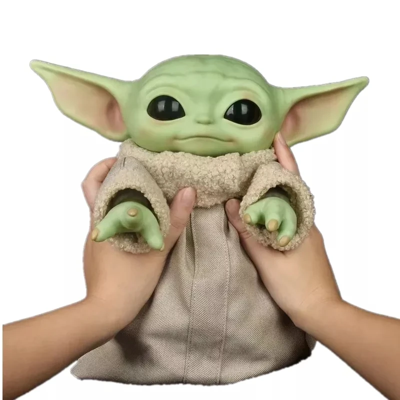 Gwiezdne wojny Yoda dziecko pluszowe zabawki figurki akcji 28cm dziecko Yoda mistrz lalki zabawki dla kolekcja dla dzieci prezenty na urodziny, boże