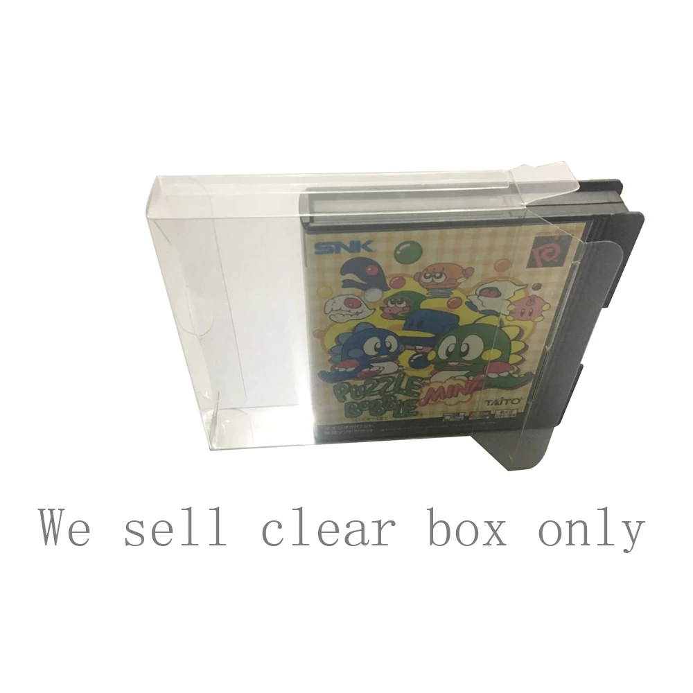 Plastic Protecive box cover For SNK NGP NGPC  plastic game card  box storage  display box