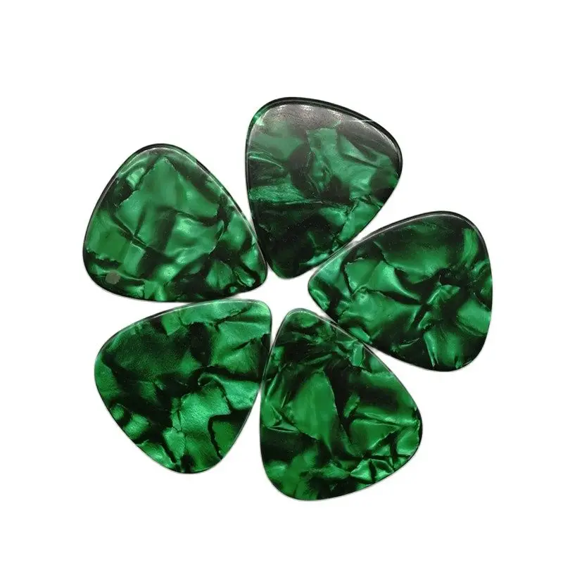 

Blank Pearloid Green Guitar Picks, Green Pearl, Good Selling, Thin to Heavy Gauge, 200Pcs Lot