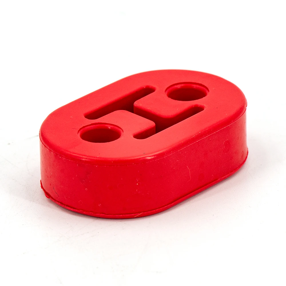 4PCS Universal Car Rubber Exhaust Hanger Bushing Support Pipe Mount Mounting Bracket Hanger Insulator 2 Holes Muffler