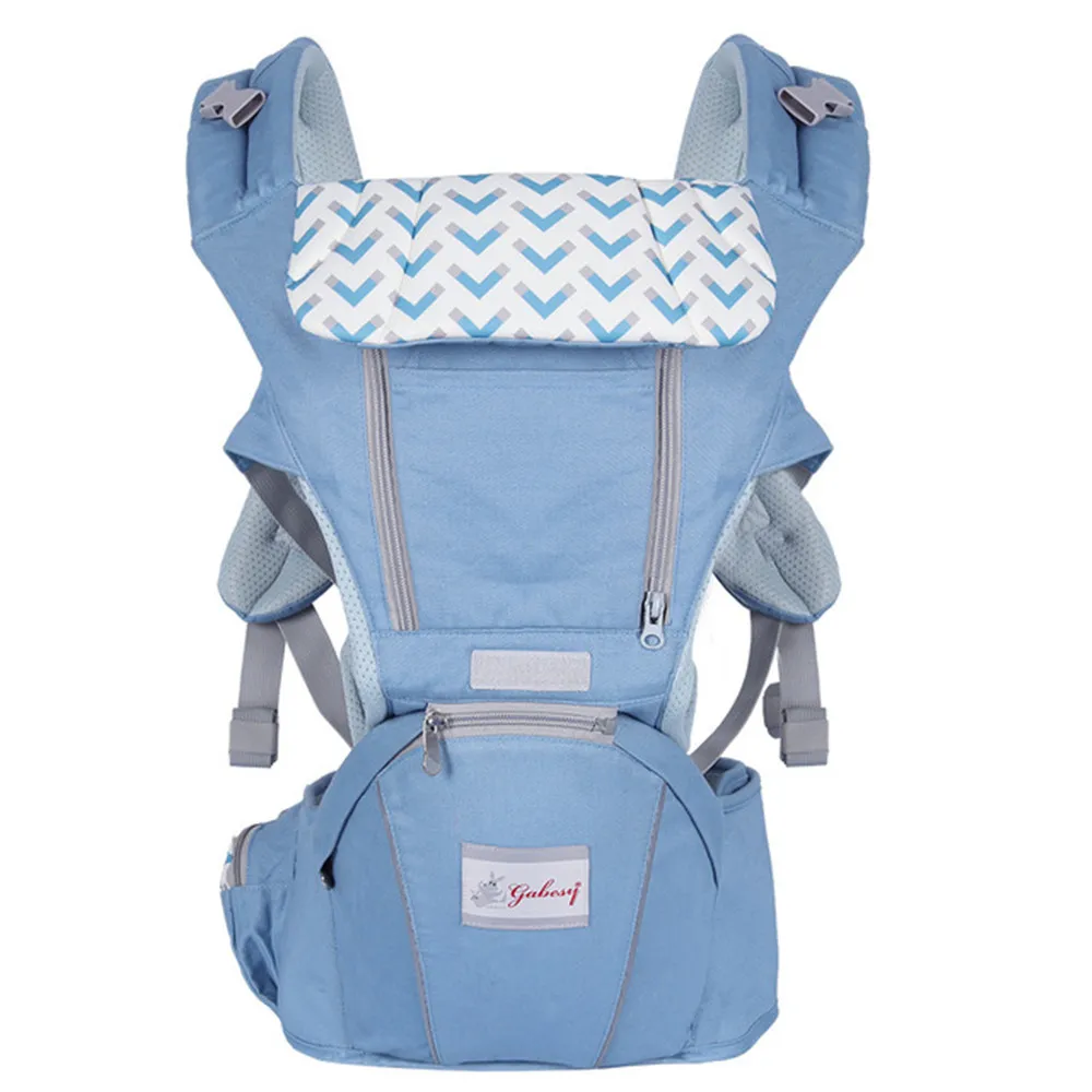 Siège Kangourou Ergonomique en Coton Doux pour Bébé, Sangle de Sécurité 3 en 1 pour Nouveau-né