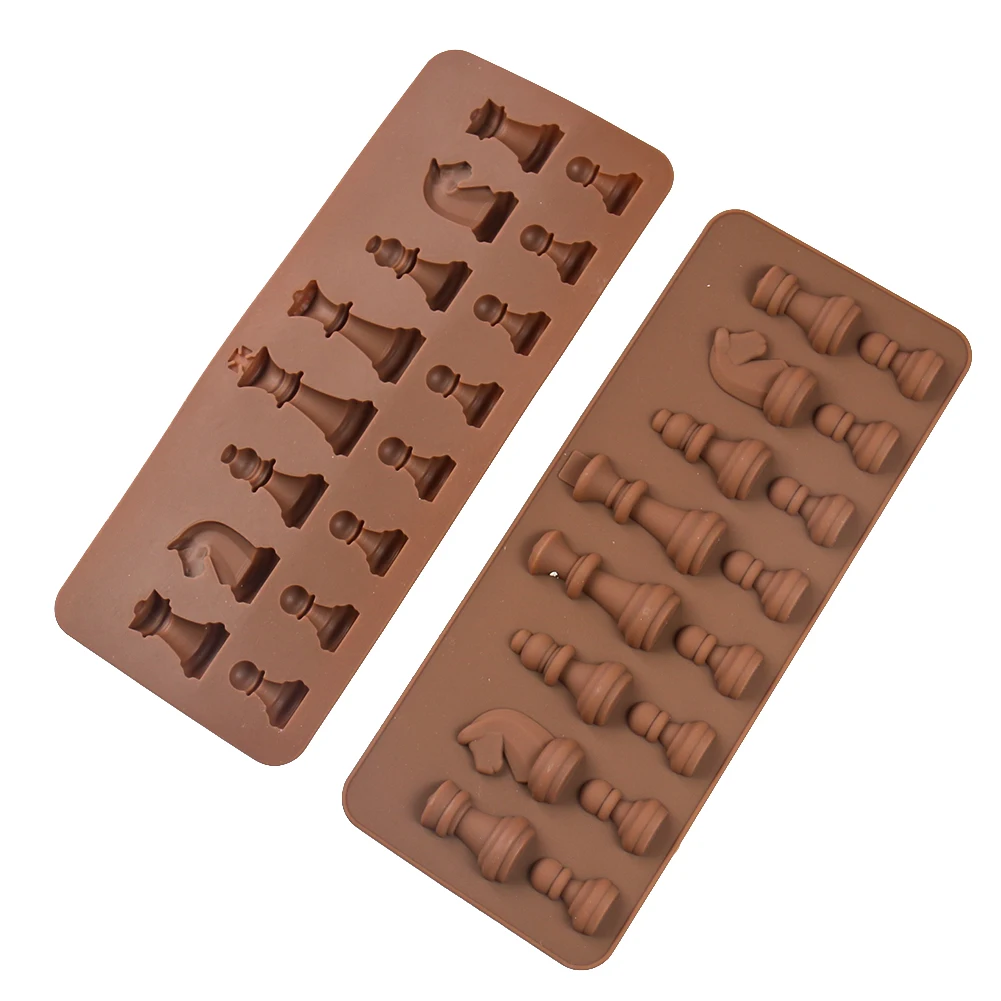 DIY Cake Mold Chess Shaped Chocolate Molds Ice Cube Mould Baking Mould Silicone Mold Cake Decorating Tools Kitchen Accessories