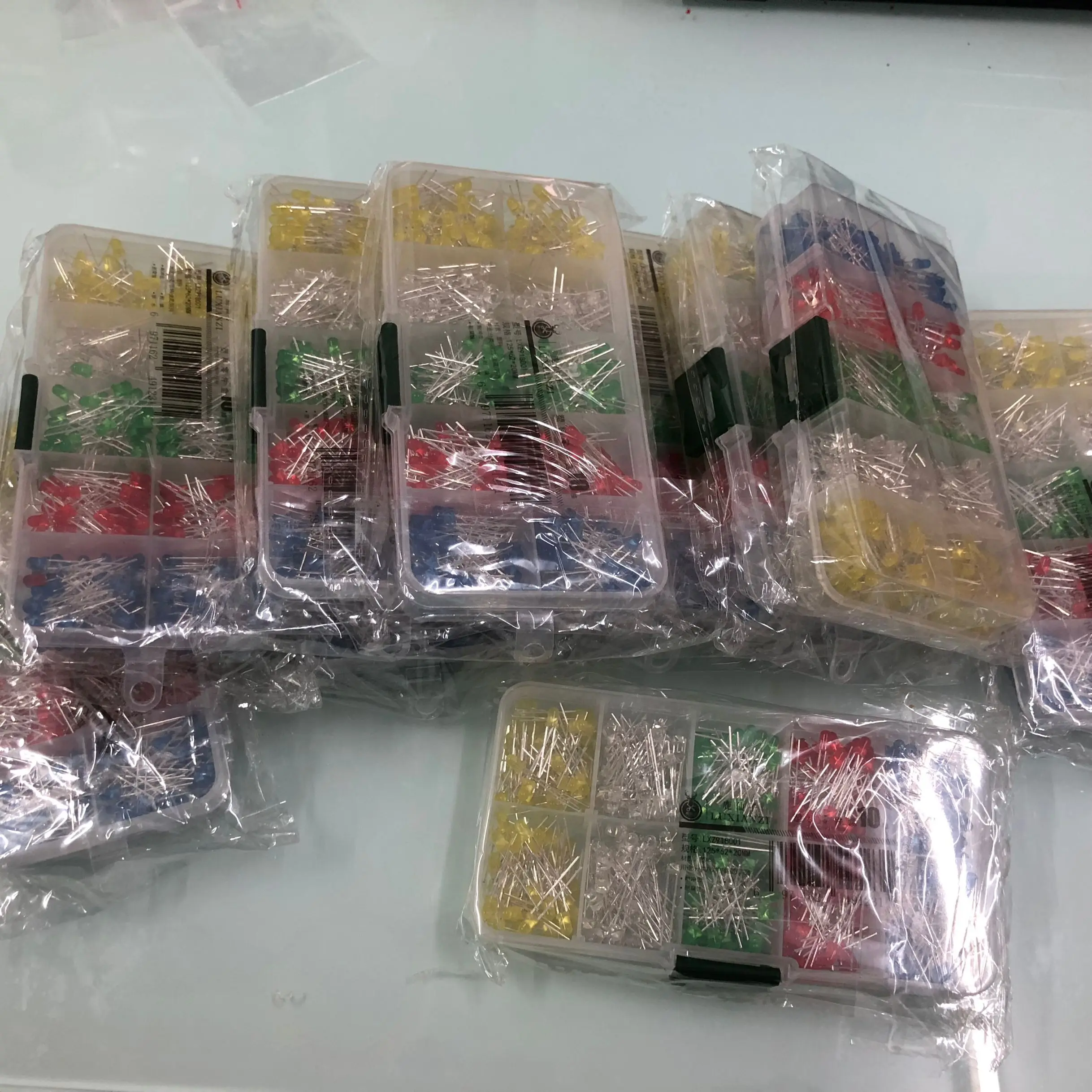F3 F5 3MM 5MM Led Kit With Box Mixed Color Red Green Yellow Blue White Light Emitting Diode
