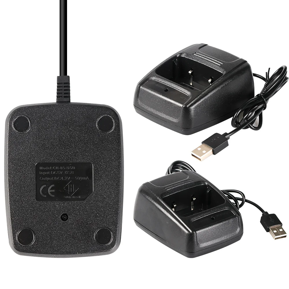 BF 888s USB Battery Charger For Baofeng Bf-888s Walkie Talkie Two Way Radio Accessories USB Charger